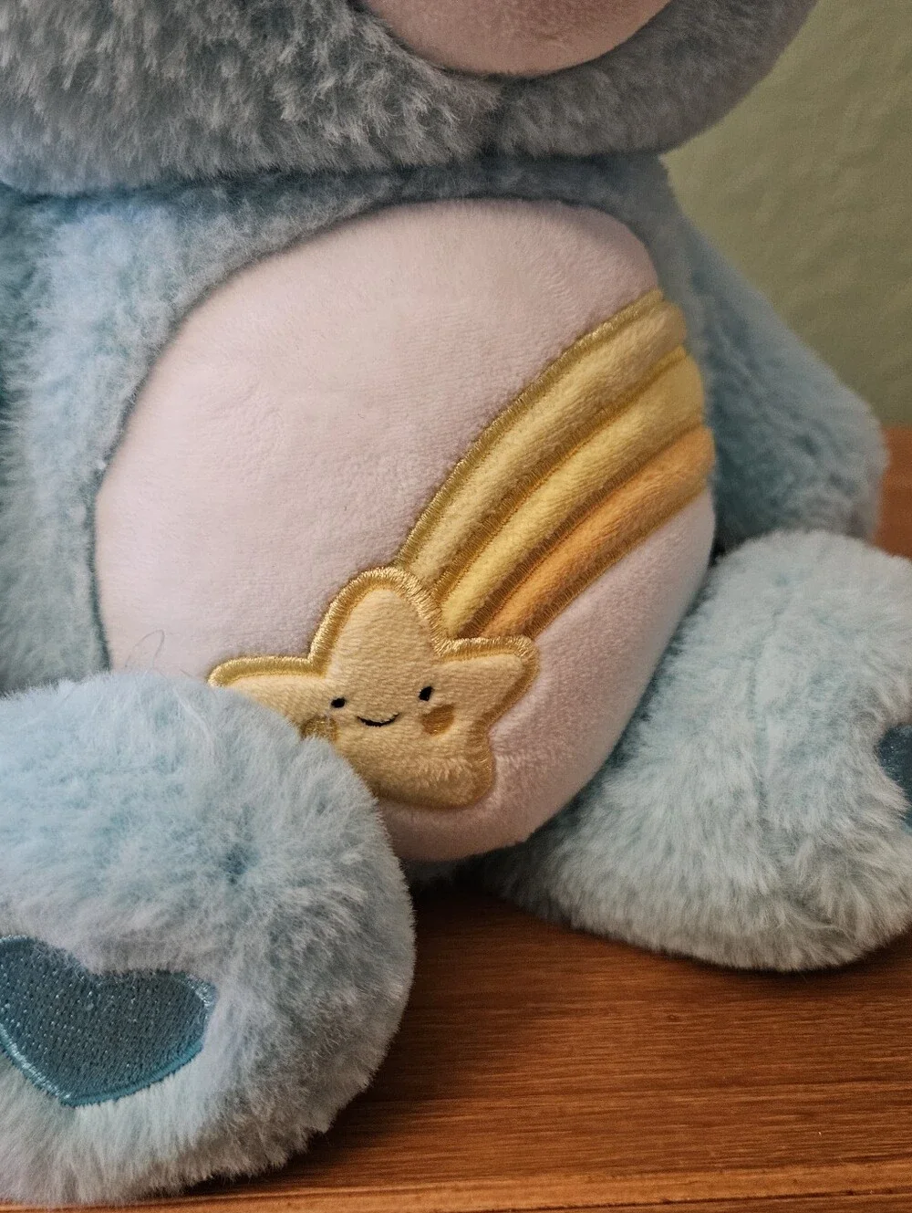 Care Bears Wish Bear Plush – Light Blue Shooting Star (Unlock the Magic)